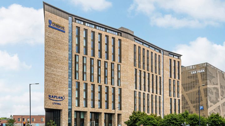 Exterior view of Kaplan Living Glasgow Liverpool residence